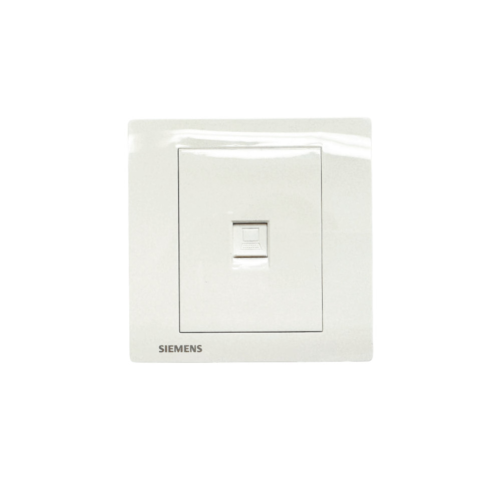 ชุดเต้ารับคอมพิวเตอร์ CAT.5E SIEMENS ซีรีส์ RELFA PLUS สีขาว